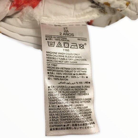 Old Navy Floral top 2T - Picture 4 of 5